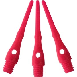 Viper Dart Accessory: Tufflex III 2BA Thread Soft Tip Dart Points, Neon Pink, 1000 Pack