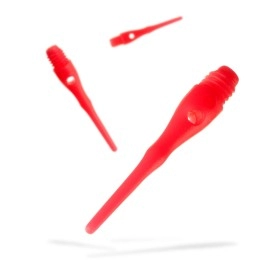 Viper Dart Accessory: Tufflex III 2BA Thread Soft Tip Dart Points, Neon Pink, 1000 Pack