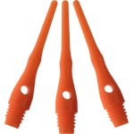 Viper Dart Accessory: Tufflex III 2BA Thread Soft Tip Dart Points, Neon Orange, 1000 Pack