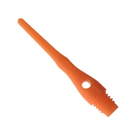 Viper Dart Accessory: Tufflex III 2BA Thread Soft Tip Dart Points, Neon Orange, 1000 Pack