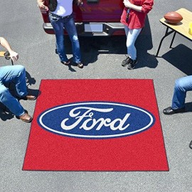 Fanmats 16083 Ford Oval Tailgater Rug - Red