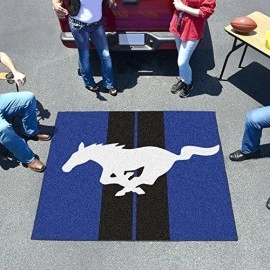 Fanmats 16683 Mustang Horse Tailgater Rug - Blue