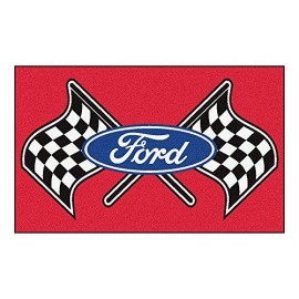 Fanmats 15829 Team Color 44 X 71 Rug (Ford Flags - Red)