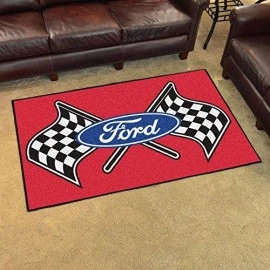Fanmats 15829 Team Color 44 X 71 Rug (Ford Flags - Red)