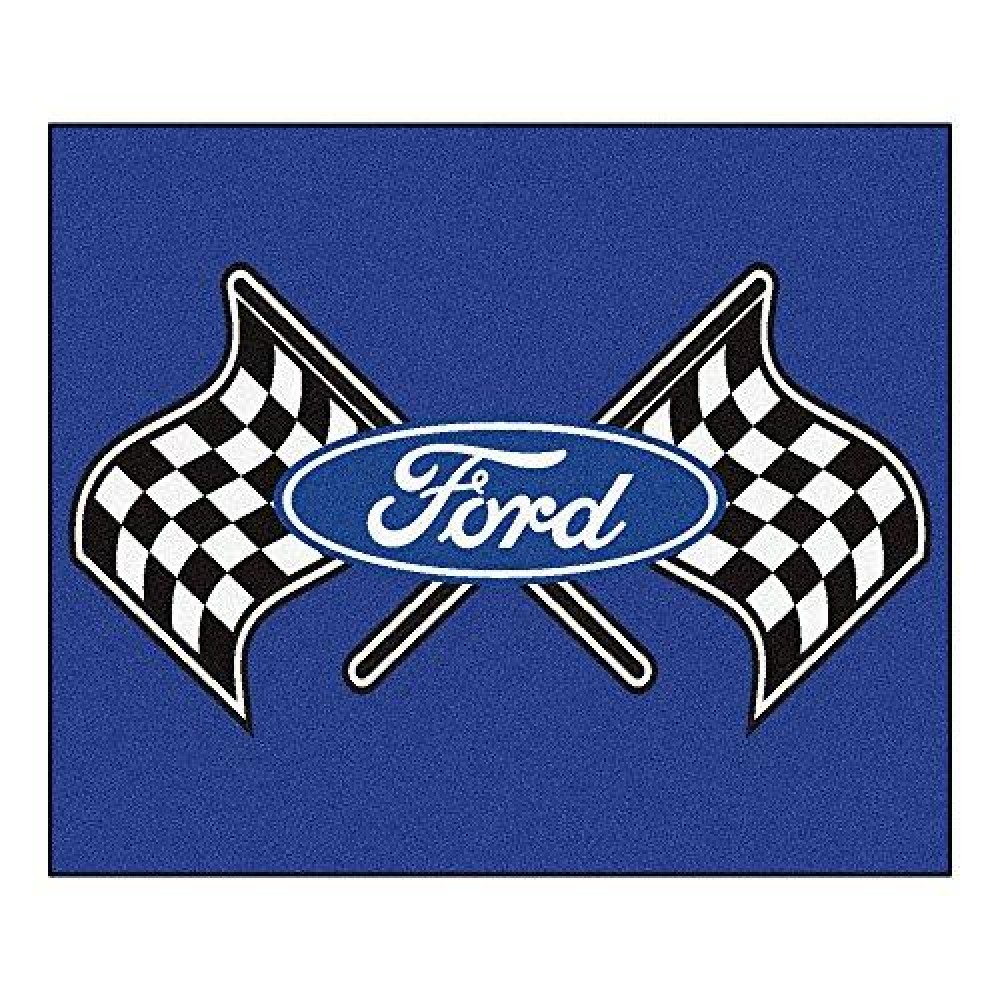 Fanmats 15858 Ford Flags Tailgater Rug - Blue