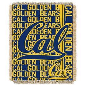 Northwest The Company California Golden Bears Double Play Woven Jacquard Throw