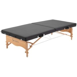 Sierra Comfort Low-Level Massage Table, Black