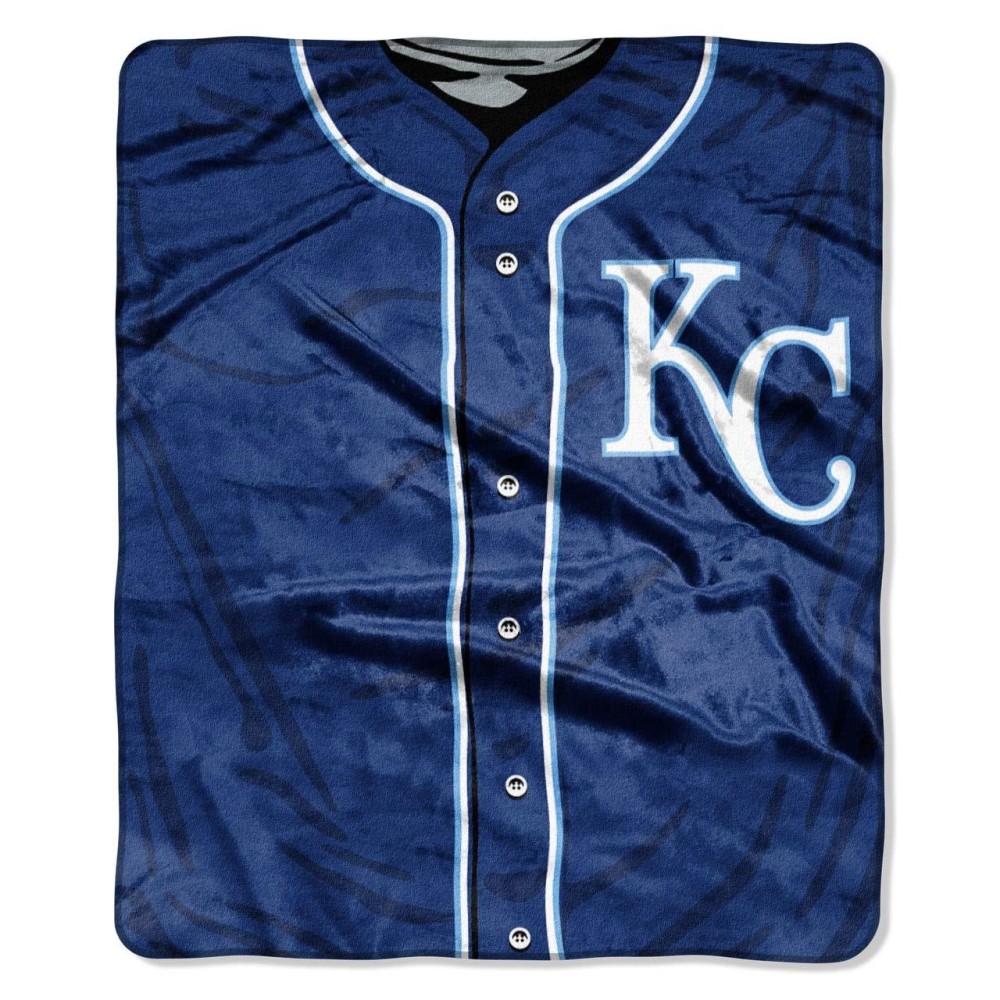 Northwest MLB Kansas City Royals Unisex-Adult Raschel Throw Blanket, 50