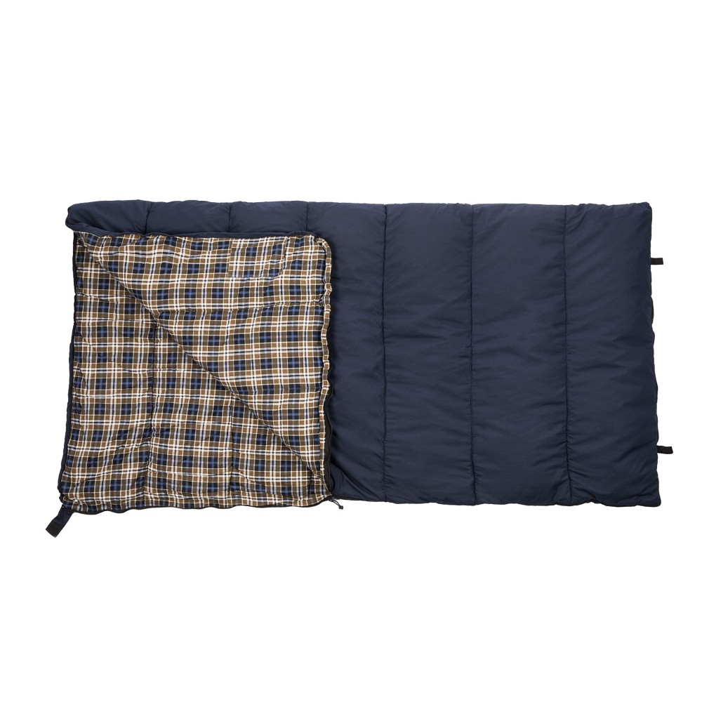 Kamp-Rite 0-Degree Sleeping Bag, King Size, Tan/Blue