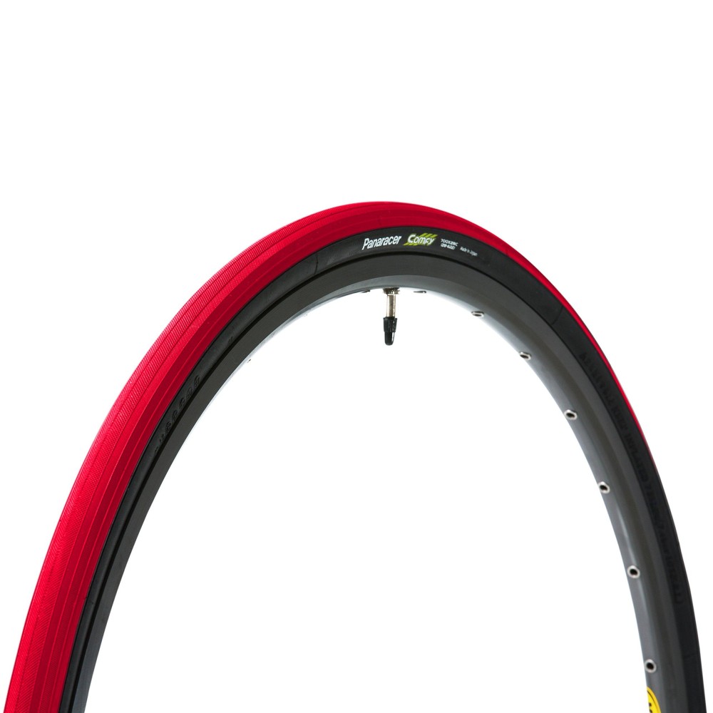 Panaracer F728-Cmf-R Confit 700 X 28C Red/Black Clincher (Cross Bike/Street Riding/Commuting)