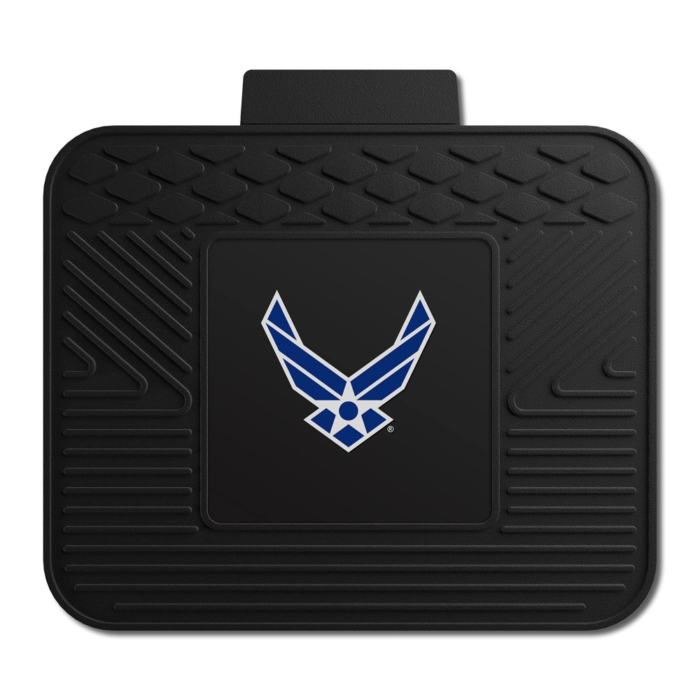 FANMATS 11045 U.S. Air Force Back Row Utility Car Mat - 1 Piece - 14in. x 17in., All Weather Protection, Universal Fit