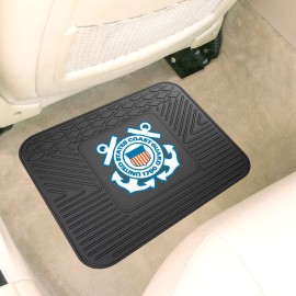 FANMATS 11048 U.S. Coast Guard Back Row Utility Car Mat - 1 Piece - 14in. x 17in., All Weather Protection, Universal Fit