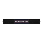 FANMATS 15716 U.S. Marines Drink Bar Mat - 3.25in. x 24in. - Durable Dish Drying Mat, Easy Clean, Counter Mat