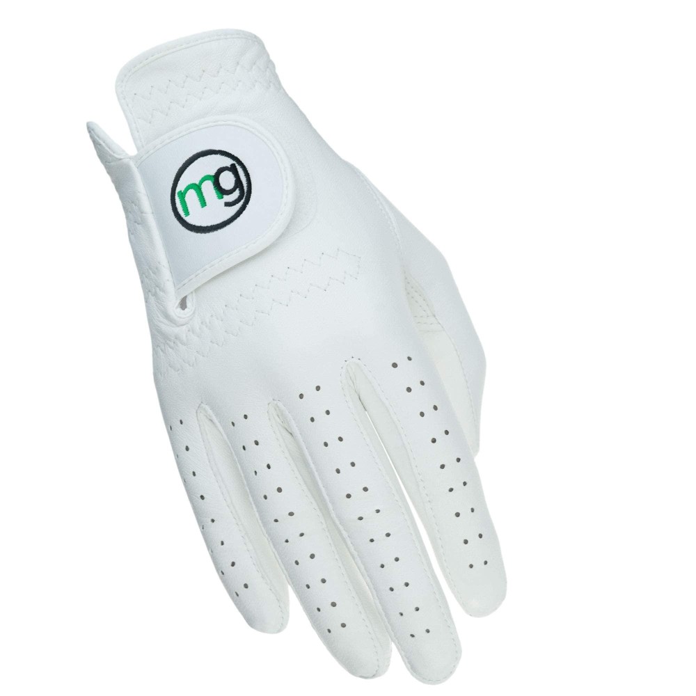 Mg Golf Glove Mens Right (Lh Golfer) Dynagrip All-Cabretta Leather (Medium-Large Regular Size)