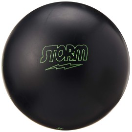 Storm Pitch Black Bowling Ball, 15-Pound