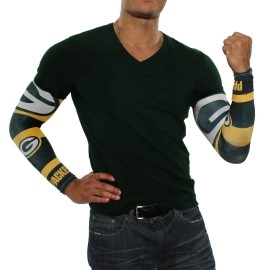 Littlearth NFL Green Bay Packers Strong Arms Sleeves , 17'' wrist to bicep (300612-PACK)