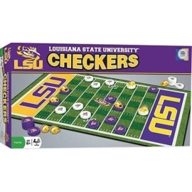 MasterPieces Family Game - NCAA LSU Tigers Checkers - Officially Licensed Board Game for Kids & Adults