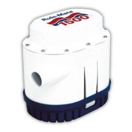 Rule-Mate RM1500A Automated Bilge Pump, No Float Switch Required, 1500 GPH, 12 Volt