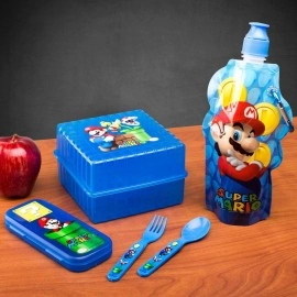 Zak Designs Super Mario Brothers Collapsible Water Bottle by Zak Designs, 15-Ounce