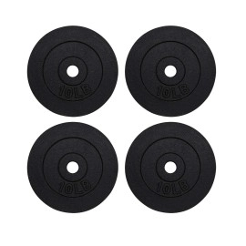 Unipack Adjustable Cast Iron Dumbbells Extra Weight Plates 4x10lbs Total 40lbs