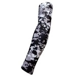 New Moisture Wicking Compression Arm Sleeve (Black Digital Camo, Small)