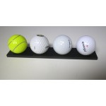 Sheer Guard Golf Ball Display Rack - 4 Balls (Black)