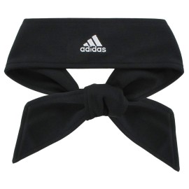 adidas Unisex Tennis Tie II Hairband, Black/White, ONE SIZE