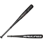 Rawlings Men's Senior League Velo Baseball Bat, Black, 31-Inch/21-Ounce