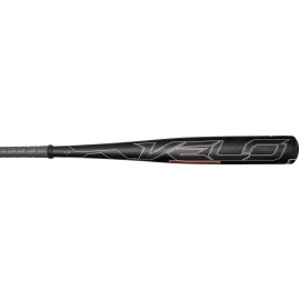 Rawlings Men's Senior League Velo Baseball Bat, Black, 31-Inch/21-Ounce