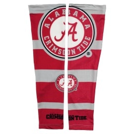 Littlearth Unisex-Adult Ncaa Alabama Crimson Tide Strong Arms Tattoo Sleeves , Team Color, 17 Wrist To Bicep, 100612-Bama