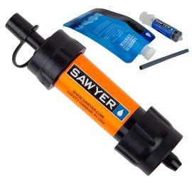 Sawyer Products SP103 MINI Water Filtration System, Single, Orange