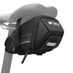 Bv Bicycle Y-Series Strap-On Bike Saddle Bag/Bicycle Seat Pack Bag, Cycling Wedge With Multi-Size Options (Large)