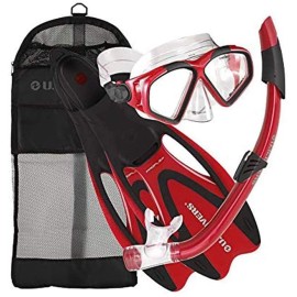 Us Divers Adult Cozumel Maskseabreeze Ii Snorkelproflex Finsgearbag (Ele