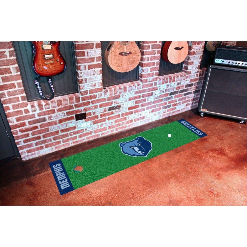 Nba - Memphis Grizzlies Putting Green Mat - 1.5Ft. X 6Ft.