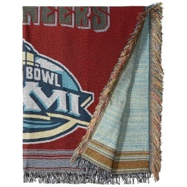 Northwest NFL Tampa Bay Buccaneers Unisex-Adult Woven Tapestry Throw Blanket, 48
