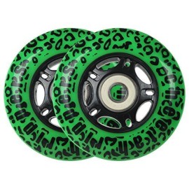 GREEN CHEETAH Wheels for RIPSTICK ripstik wave board ABEC 9 76MM 89A OUTDOOR Model: DECK