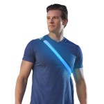 Illumiseen Led Reflective Belt Sash High Visibility Led Lights With 2 Lighting Modes Adjustable Quick Release Buckle Usb Rechargeable, No Batteries Needed Weatherproof Professional Safety Gear