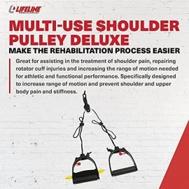 Lifeline Multi-Use Shoulder Pulley Deluxe For Assisting Rehabilitation And Increasing Flexibility
