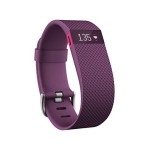 Fitbit Charge HR Wireless Activity Wristband, Plum, Small