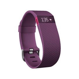Fitbit Charge HR Wireless Activity Wristband, Plum, Small