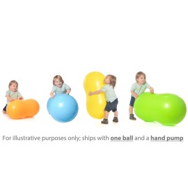 Milliard Peanut Ball Physio Roll for Exercise, Therapy, Labor, Birthing and Dog Training