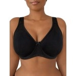 Fruit Of The Loom Womens Plus-Size Cotton Unlined Underwire Bra, Black Hue, 38C
