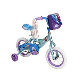 Disney Frozen 12-Inch Bike By Huffy, Recommended For Ages 3-5 And A Rider Height Of 37-42 Inches, With Fun Graphics Of Elsa, Anna, And Olaf, Style 22235