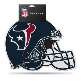 NFL Houston Texans Football Helmet Die Cut Pennant Decor