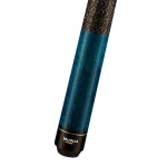 Viking Valhalla 100 Series With Irish Linen Wrap 2 Piece 58A Pool Cue Stick Va113 (19Oz, Blue)