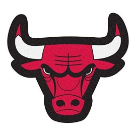 Nba Chicago Bulls Mascot Mat, Small, Black