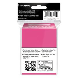 Ultra PRO Standard Deck Box, Bright Pink, 80-Cards