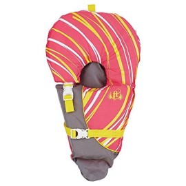 Full Throttle Infant Baby-Safe Life Jacket, Pink, Model Number: 104000-105-000-15