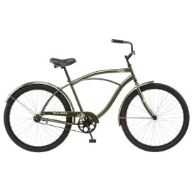 Kulana Hiku Cruiser Bike, 26-Inch Wheels, Green