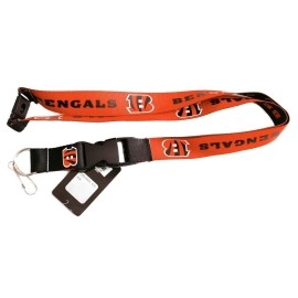 Aminco NFL Cincinnati Bengals Reversible Lanyard